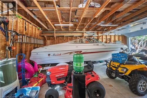 1012 Armstrong Road, Gravenhurst, ON - Indoor Photo Showing Garage