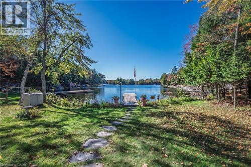 Gentle slope towards waters edge - 1012 Armstrong Road, Gravenhurst, ON - Outdoor With Body Of Water