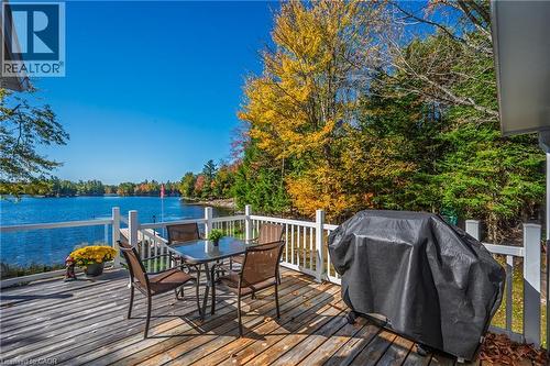 Unobstructed views of the water - 1012 Armstrong Road, Gravenhurst, ON - Outdoor With Body Of Water With Deck Patio Veranda
