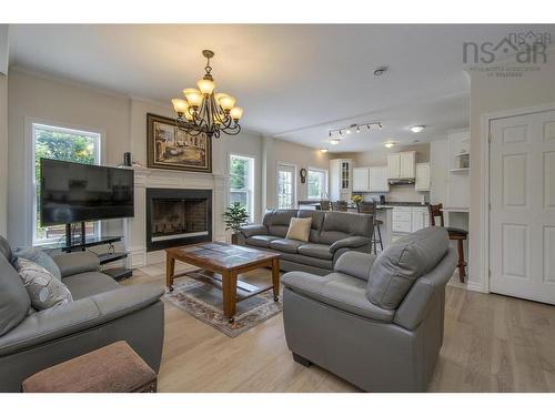 31 Grebe Avenue, Timberlea, NS - Indoor Photo Showing Living Room With Fireplace