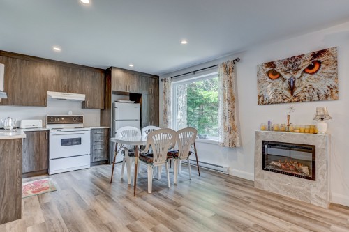 Cuisine - 16 Ch. Du Lac-Adair, Saint-Hippolyte, QC - Indoor Photo Showing Other Room With Fireplace