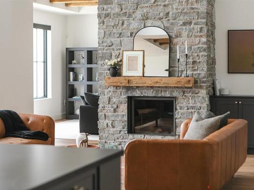 65 Shore Drive, Bedford, NS - Indoor Photo Showing Living Room With Fireplace
