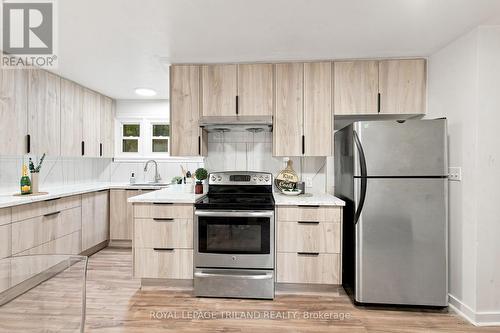 650 Oxford Street E, London East (East C), ON - Indoor Photo Showing Kitchen With Stainless Steel Kitchen With Upgraded Kitchen