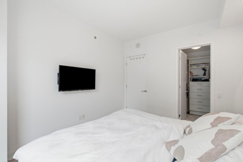 Chambre à coucher principale - 535-1500 Rue Des Bassins, Montréal (Le Sud-Ouest), QC - Indoor Photo Showing Bedroom