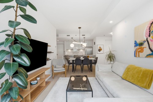 Salon - 535-1500 Rue Des Bassins, Montréal (Le Sud-Ouest), QC - Indoor Photo Showing Living Room