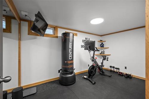 67 Greenlea Cove, Winnipeg, MB - Indoor Photo Showing Gym Room