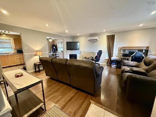 6 Beacon Street, Dartmouth, NS - Indoor Photo Showing Living Room With Fireplace