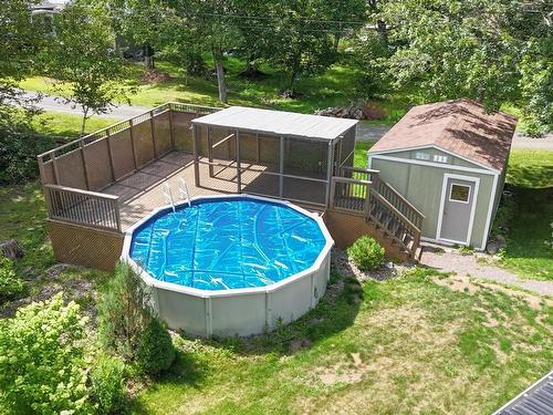 21 Lakeview Road, Hemford, NS - Outdoor With Above Ground Pool With Backyard