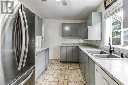 75 O'Donaghue Drive, Garson, ON - Indoor Photo Showing Kitchen With Double Sink
