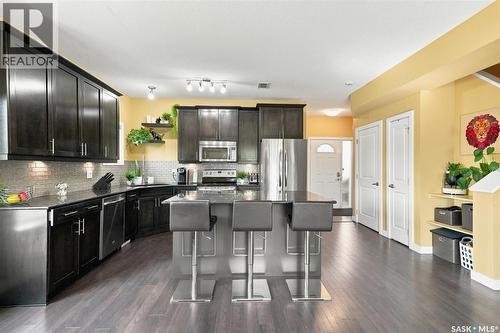 32 215 Hampton Green, Saskatoon, SK - Indoor Photo Showing Kitchen With Upgraded Kitchen