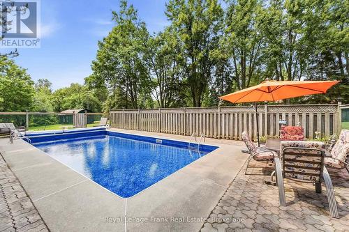 32 Jacobsen Boulevard, Scugog, ON - Outdoor With In Ground Pool With Deck Patio Veranda