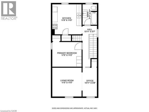 Floor plan - 219 Avondale Street, Hamilton, ON - Other