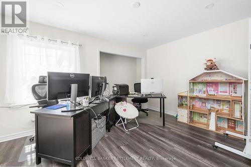 Dedicated home office with patio door - 41 Rideau Ferry Road, Rideau Lakes, ON - Indoor Photo Showing Office