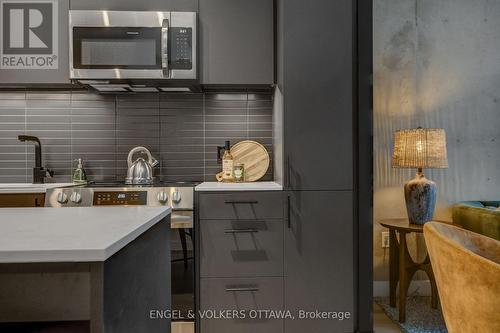 217 - 10 James Street, Ottawa, ON - Indoor Photo Showing Kitchen With Upgraded Kitchen