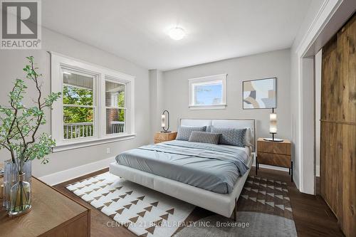 Virtually Staged - 14 Stirling Avenue N, Kitchener, ON - Indoor Photo Showing Bedroom
