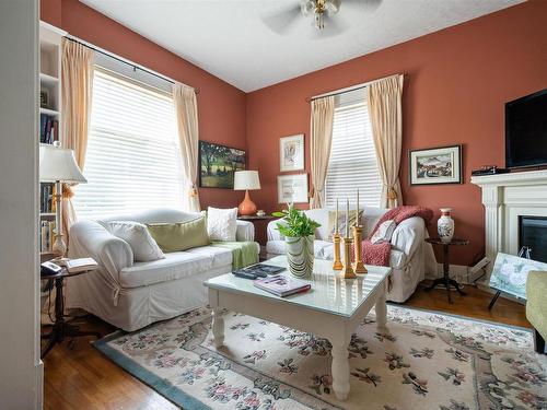 159 Almont Avenue, New Glasgow, NS - Indoor Photo Showing Living Room With Fireplace