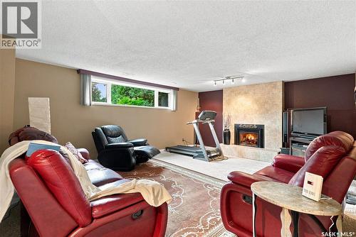123 Trent Crescent, Saskatoon, SK - Indoor With Fireplace
