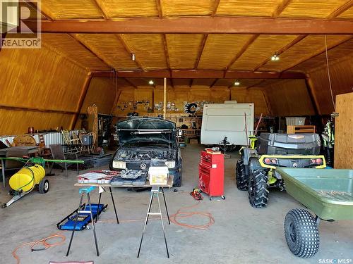 Neville Acreage, Neville, SK - Indoor Photo Showing Garage