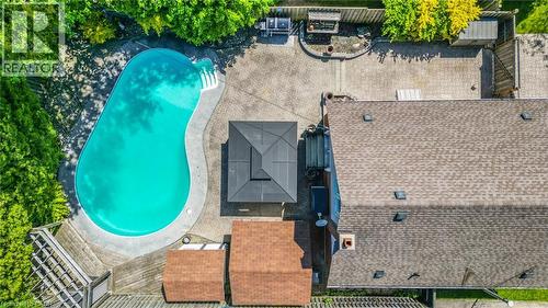 27 Delevan Crescent, Hamilton, ON - Outdoor With In Ground Pool