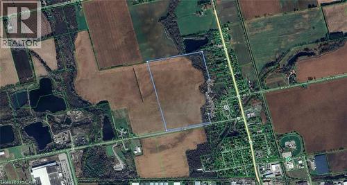Aerial Map. Displaying the property boundaries and surrounding geographic features - Pt Lt 1-2 14Th Street W, Simcoe, ON 