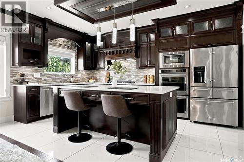 3325 Green Brook Road, Regina, SK - Indoor Photo Showing Kitchen With Stainless Steel Kitchen With Upgraded Kitchen