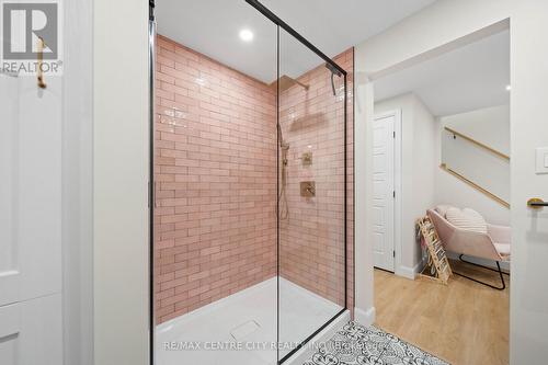 Tiled shower in basement - 76 Styles Drive, St. Thomas, ON - Indoor Photo Showing Bathroom