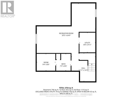 Basement layout - 76 Styles Drive, St. Thomas, ON - Other