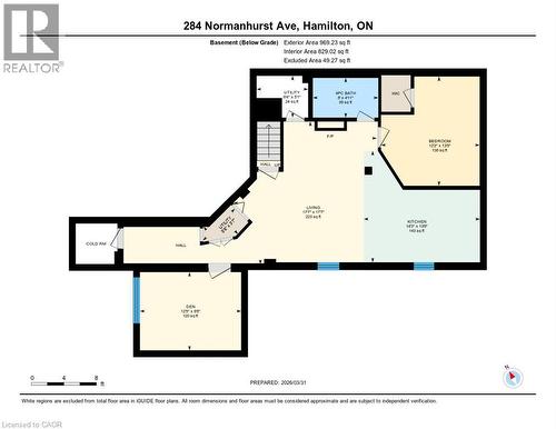 Floor plan - 284 Normanhurst Avenue, Hamilton, ON - Other