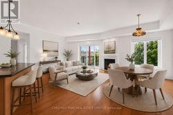 LIving/Dining area virtually staged - 