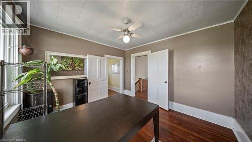 Bright room featuring wood-finish flooring and a ceiling fan - 3211 Highway 3, Jarvis, ON - Indoor