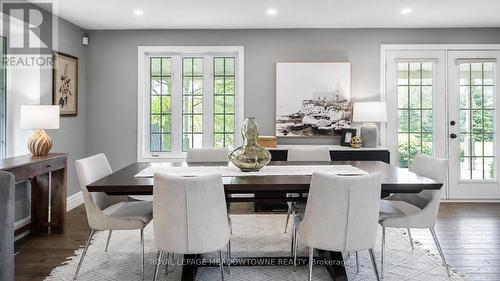 Oversized Windows Throughout - 5169 Wellington 125 Road, Erin, ON - Indoor Photo Showing Dining Room