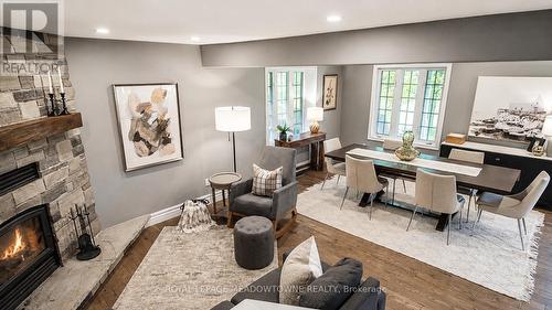 Perfect Hosting Space - 5169 Wellington 125 Road, Erin, ON - Indoor With Fireplace