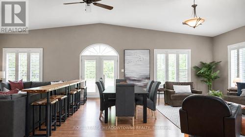 Multi Use Space with Extra Tall Vaulted Ceilings - 5169 Wellington 125 Road, Erin, ON - Indoor Photo Showing Dining Room