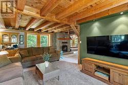 LIVING AREA WITH FIREPLACE - 