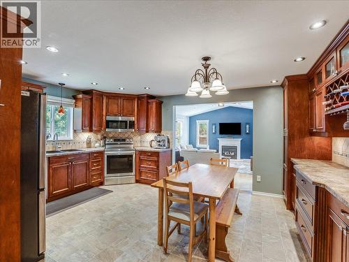 2451 Cunningham Road, Slocan Park, BC - Indoor Photo Showing Kitchen