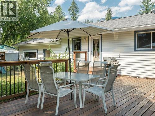 2451 Cunningham Road, Slocan Park, BC - Outdoor With Deck Patio Veranda With Exterior