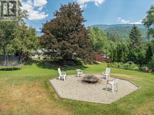 2451 Cunningham Road, Slocan Park, BC - Outdoor With Backyard
