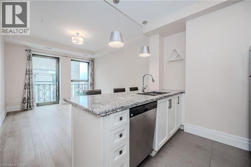 112 King Street E Unit# 806, Hamilton, ON - Indoor Photo Showing Kitchen With Upgraded Kitchen