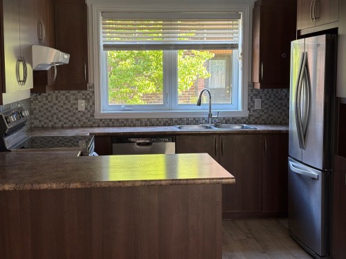 Cuisine - 241 Rue De Cherbourg, Candiac, QC - Indoor Photo Showing Kitchen With Double Sink