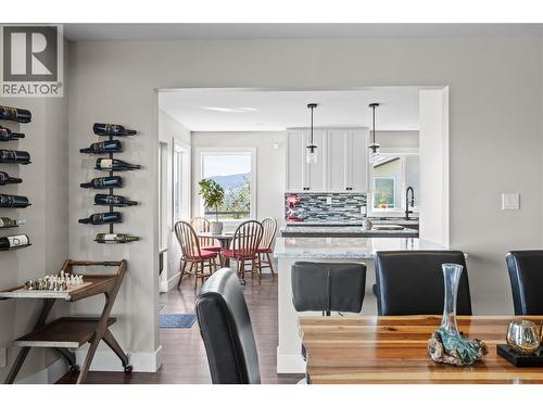 Dinning Room into Kitchen - 4119 15 Avenue, Vernon, BC - Indoor Photo Showing Dining Room
