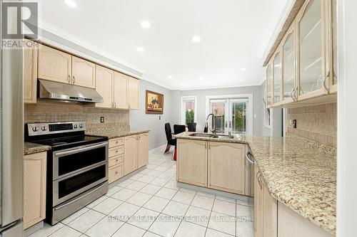 64 Strickland Drive, Ajax, ON - Indoor Photo Showing Kitchen With Double Sink