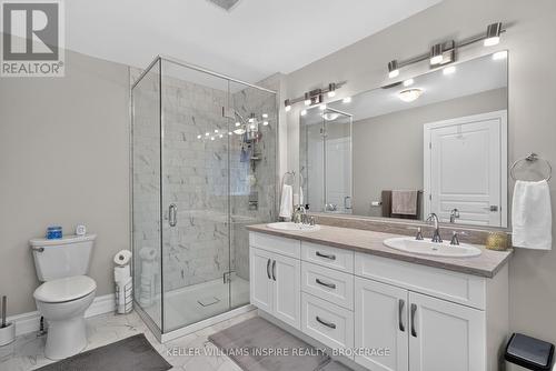 Master bath features a walk in shower - 266 Pauline Tom Avenue, Kingston (Kingston East (Incl Barret Crt)), ON - Indoor Photo Showing Bathroom