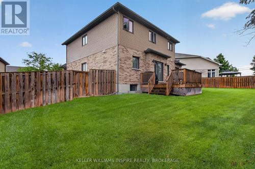 Large Fenced in Backyard - 266 Pauline Tom Avenue, Kingston (Kingston East (Incl Barret Crt)), ON - Outdoor With Exterior