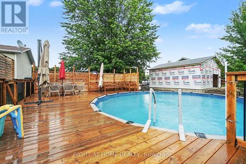 3320 Gendron Road, Clarence-Rockland, ON - Outdoor With Above Ground Pool With Deck Patio Veranda