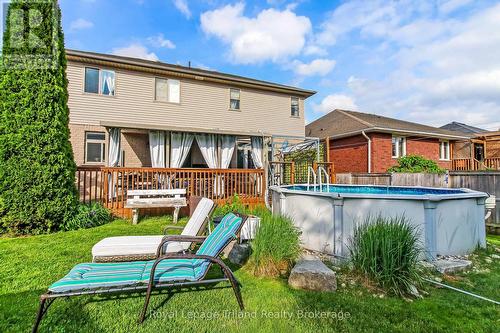 761 Glenwood Road N, Woodstock (Woodstock - North), ON - Outdoor With Above Ground Pool With Deck Patio Veranda