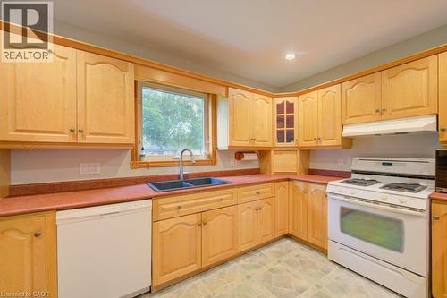 1249 Notre Dame Drive, Petersburg, ON - Indoor Photo Showing Kitchen With Double Sink