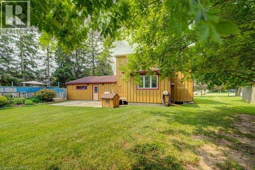 1249 Notre Dame Drive, Petersburg, ON - Outdoor With Backyard