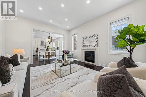 31 Woodgate Pines Drive, Vaughan, ON - Indoor Photo Showing Living Room With Fireplace