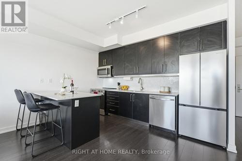 411 - 5101 Dundas Street W, Toronto, ON - Indoor Photo Showing Kitchen With Upgraded Kitchen