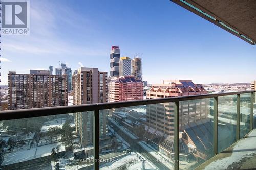 2205 - 208 Enfield Place, Mississauga, ON - Outdoor With Balcony With View